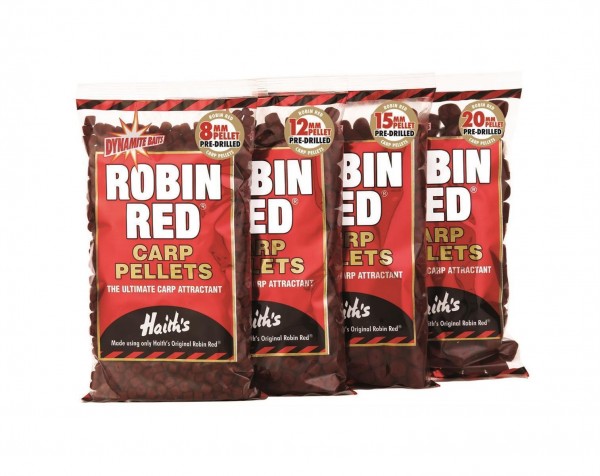 Dynamite Baits Robin Red Pre-Drilled Pellets 900g