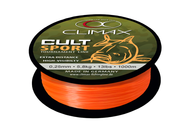 Climax Cult Carp Sport Mono Orange 1000m