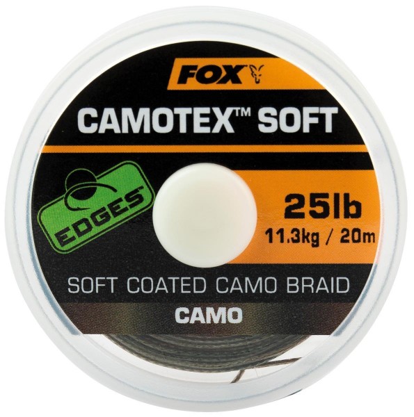 Fox Edges Camotex Soft Coated Camo Braid 20m