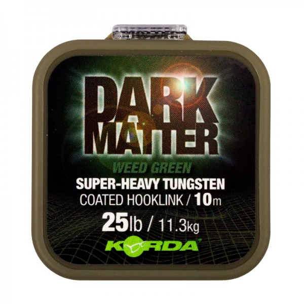 Korda Dark Matter Tungsten Coated Braid Weed Green