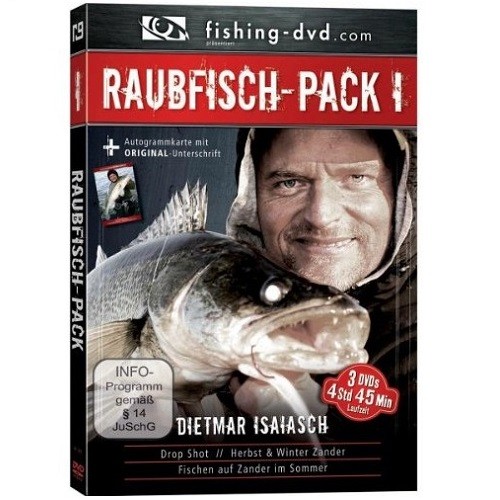 DVD Raubfisch Pack 1 mit Dietmar Isaiasch 3DVDs