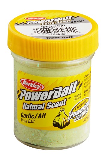 Berkley Powerbait Dough Natural Scent Garlic yellow
