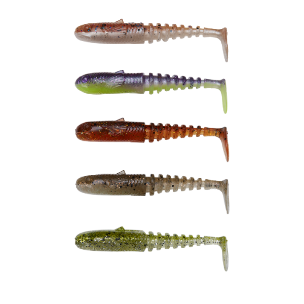 Savage Gear Gobster Shad Clear Water Mix 9cm 9g 5pcs