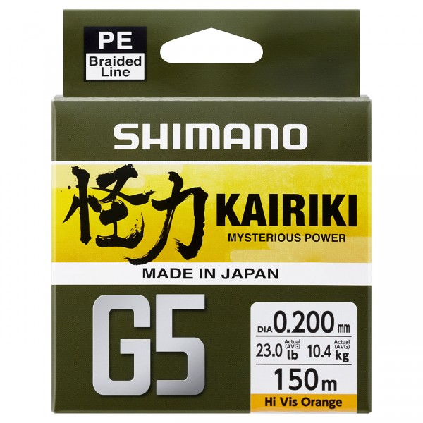 Shimano Kairiki G5 Line 150m Orange