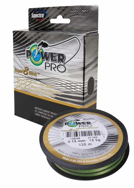 PowerPro Super 8 Slick 135m 0,19mm 15KG Aqua Green