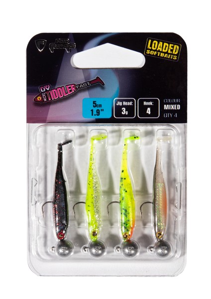 Fox Rage Ultra UV Micro Tiddler Fast Mixed Colour Lure Pack
