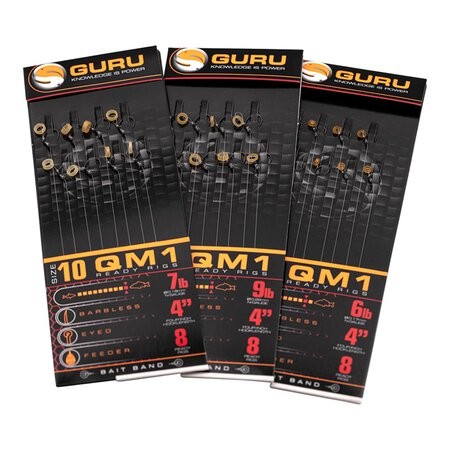Guru QM1 Bait Bands 4" Size 12 0,22mm