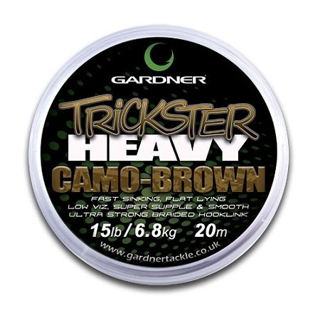 Gardner Trickster Heavy Camo-Brown 15lb 20m