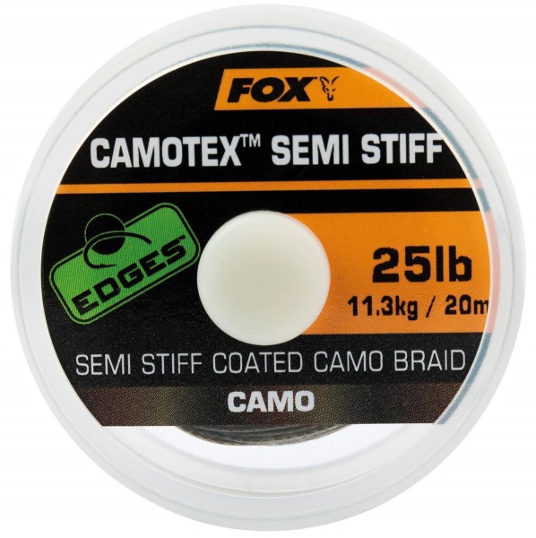 Fox Edges Camotex Semi Stiff Coated Camo Braid 20m