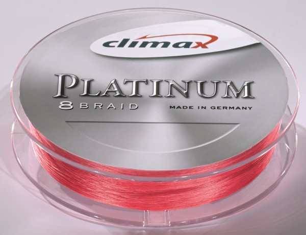 Climax Platinum 8Braid fluo rot 0,16mm 15,5kg 3000m