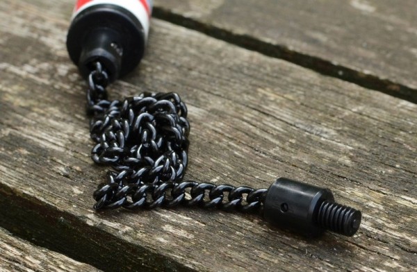 Solar Tackle 5" Black Stainless chain plastic ended