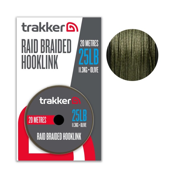 Trakker Raid Braided Hooklink 20m