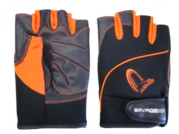 Savage Gear Protec Gloves Black/Orange
