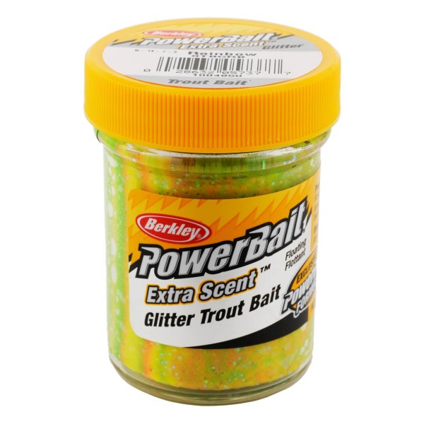 Berkley PowerBait Select Glitter Trout Bait Rainbow
