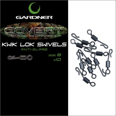 Gardner Covert Flexi Ring Kwik Lok Swivel Size12 Anti Glare