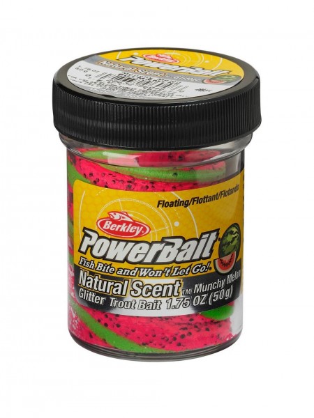 Berkley Powerbait Glitter Trout Bait White Batter for Trout Garlic