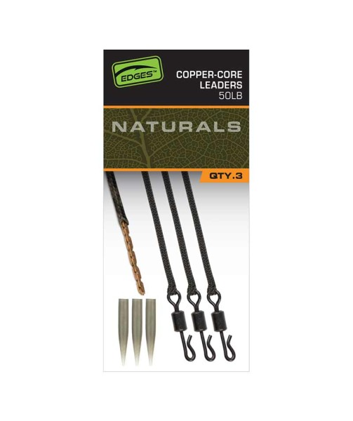 Fox Edges Naturals Copper Core Leaders