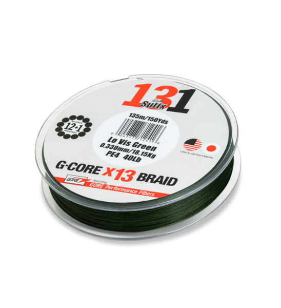 Sufix 131 Braid Low Vis Green 300m 0,28mm
