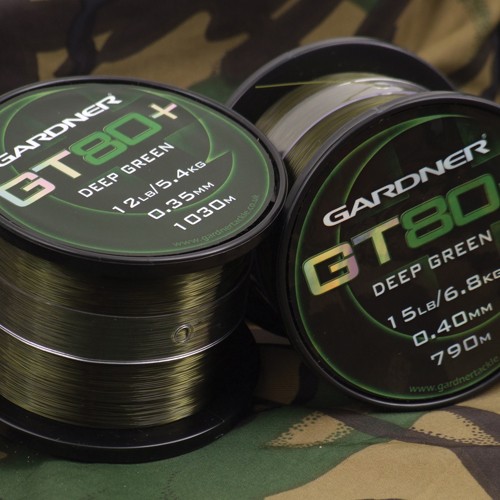 Gardner GT80+ 12lb Deep Green 0,35mm 5,4kg 1030m
