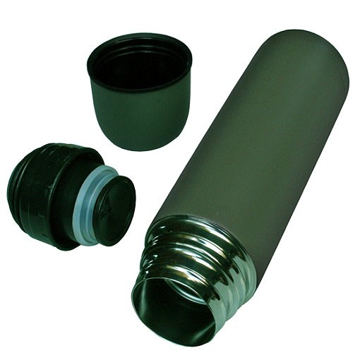 Schraubverschluss Vakuum-Thermoskanne 1 l oliv 
