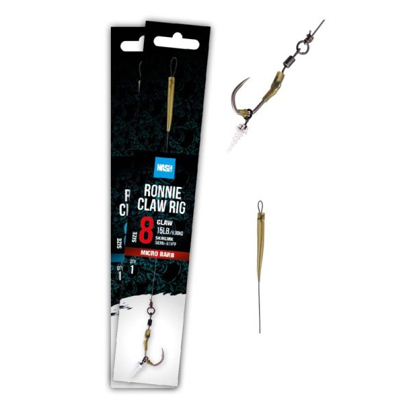 Nash Tackle Ronnie Claw Rig Barbed