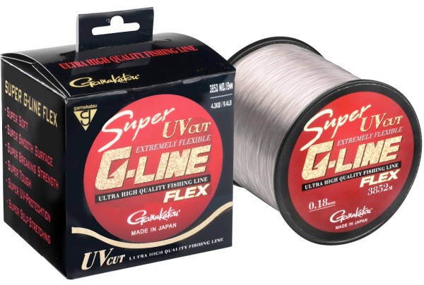 Gamakatsu Super G-Line Flex 0.22mm 4,44kg 100m Grau