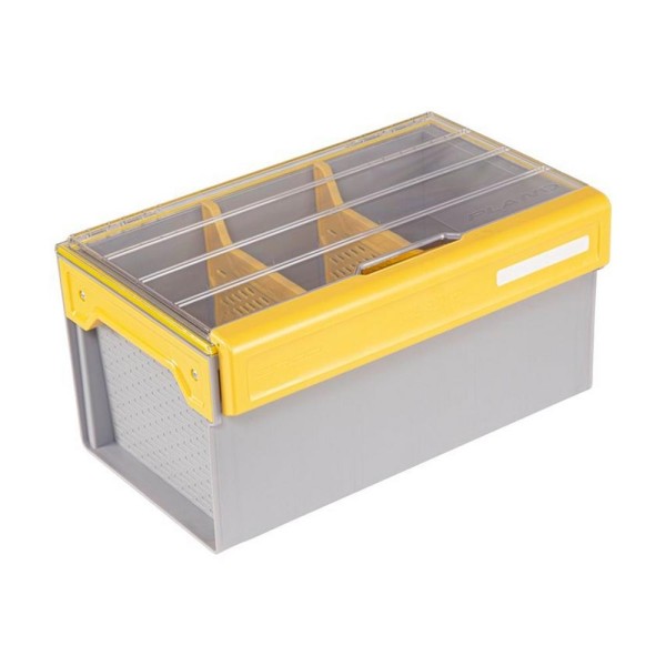 Plano Edge Soft Plastic and Utility Box Grey/Yellow