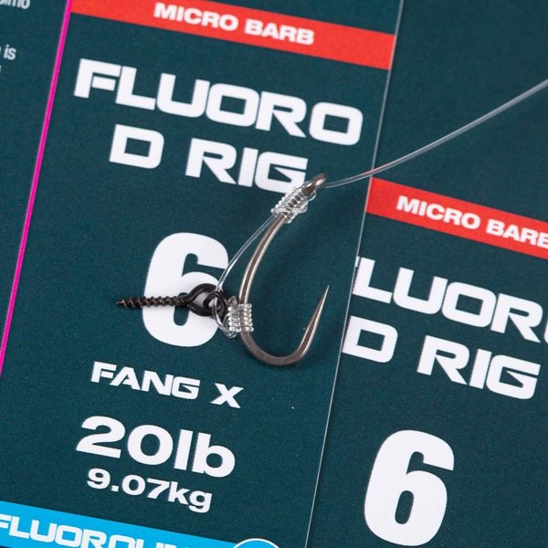 Nash Tackle Fluoro D-Rig Micro Barbed