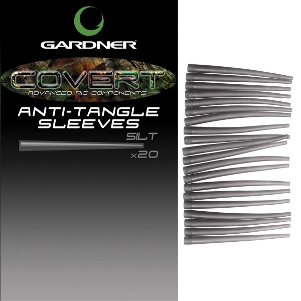 Gardner Covert Anti-Tangle Sleeves C-Thru Black/Silt