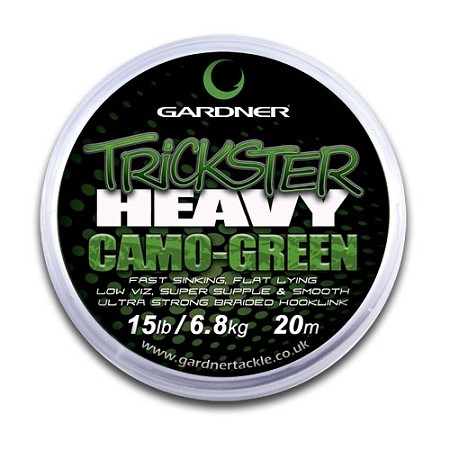 Gardner Trickster Heavy Camo-Green 20lb 20m