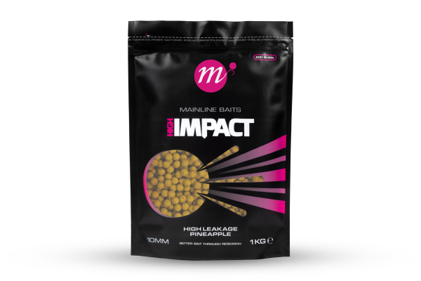 Mainline High Impact Boilies High Leakage Pineapple 1kg 10mm