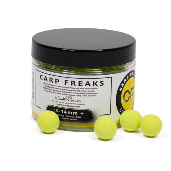CCMoore Carp Freaks Pop Ups Yellow 12mm