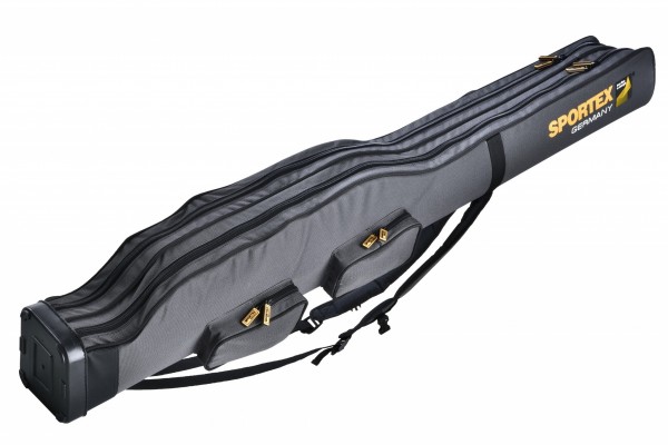 Sportex Tasche 2 Fächer für 2-4 montierte Ruten+Schirm+Tooltaschen