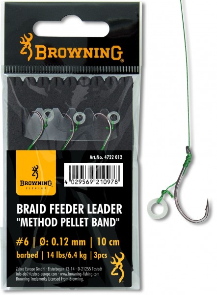 Browning Braid Feeder Leader Method Pellet Band