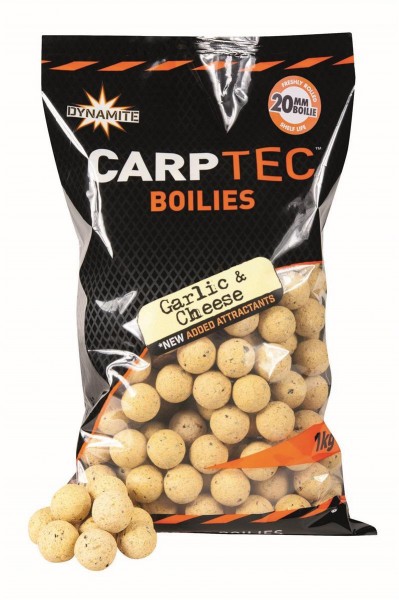 Dynamite Baits CarpTec Garlic & Cheese Boilies