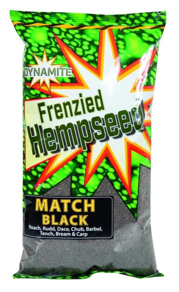 Dynamite Baits Frenzied Hempseed 1kg Match Black