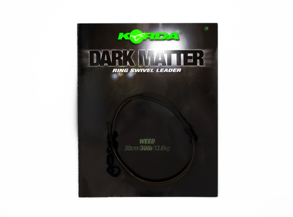 Korda Dark Matter Leader Ring Swivel 30lb 30cm