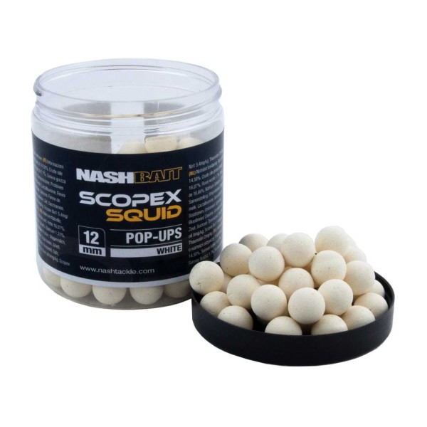 Nash Bait Scopex Squid White Pop Ups