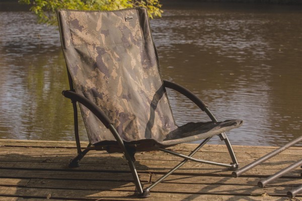 Solar Tackle UnderCover Camo Foldable Easy Chair Low