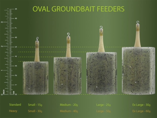 Drennan Oval Groundbait Standard 15g Small