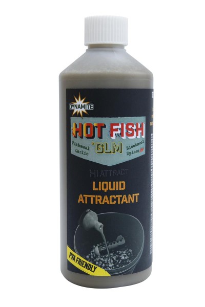 Dynamite Baits Hot Fish & GLM Liquid Attractor 500ml