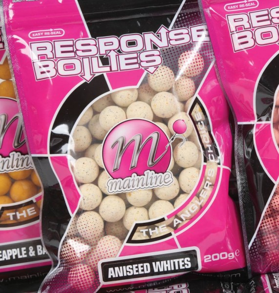 Mainline Response Boilies Aniseed Whites 450g