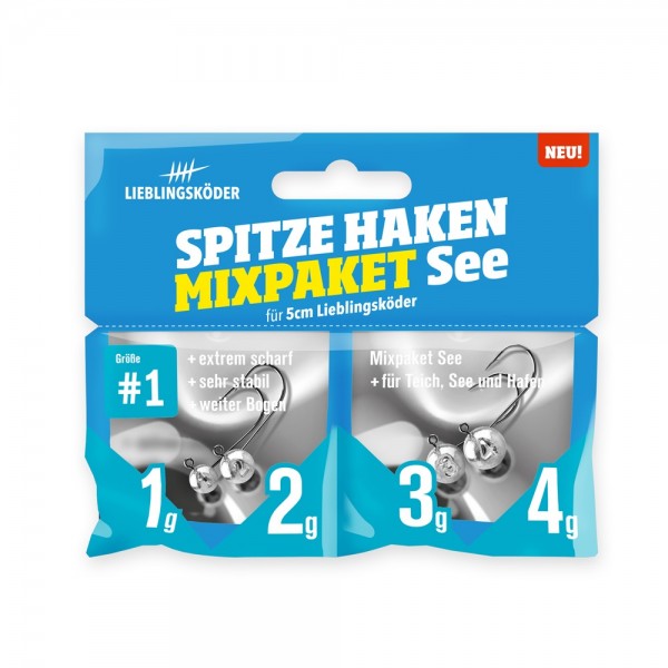 Lieblingsköder Spitze Haken #1 Mixpaket See