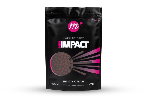 Mainline High Impact Boilies Spicy Crab 1kg 10mm