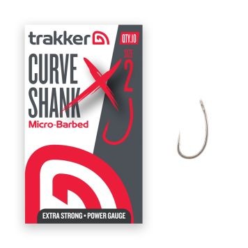 Trakker Curve Shank XS Hooks Micro Barbed
