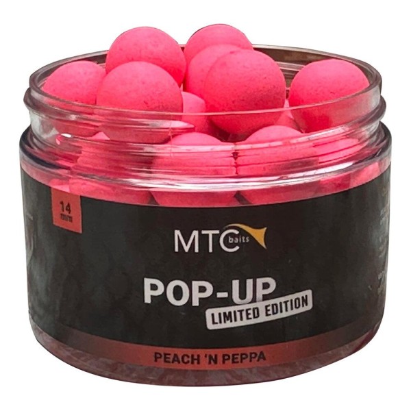 MTC Baits Pop-Up Limited Edition 14mm Peach 'N Peppa