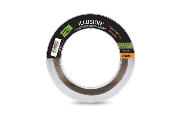 Fox Illusion Fluorocarbon Leader Naturals Green 50m